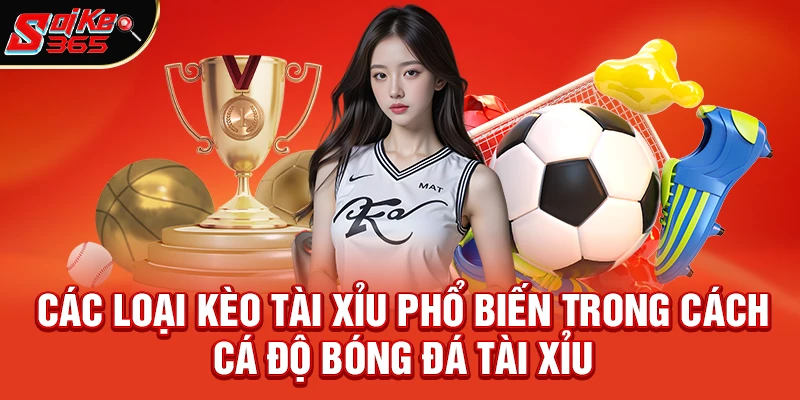 Các loại kèo tài xỉu phổ biến trong Cách cá độ bóng đá tài xỉu