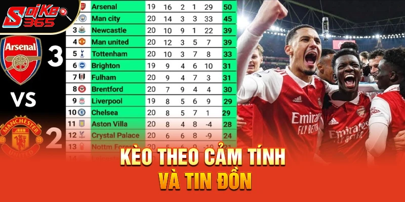 Kèo theo cảm tính và tin đồn